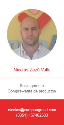 Nicolás Zazú Valle | Campoagro SRL